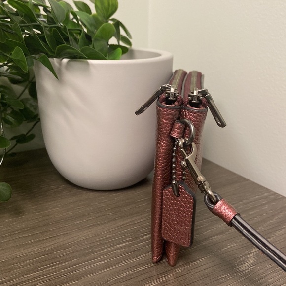 Coach Double Zippered Wristlet - Picture 6 of 16